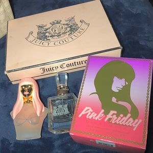 Fragrance lot of Nicki Minaj perfume + Juicy Couture fragrance